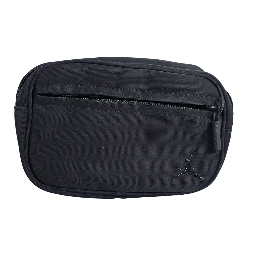 Nike‎ Air Jordan Alpha Jumpman Camera Bag Small Crossbody WA0870-023 Black NEW